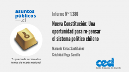 Nueva Constitución: Una oportunidad para re-pensar el sistema político chileno