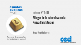 El lugar de la naturaleza en la Nueva Constitución