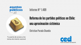 Reforma de los partidos políticos en Chile: una aproximación sistémica