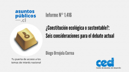 ¿Constitución ecológica o sustentable?: Seis consideraciones para el debate actual