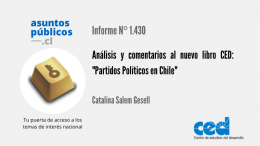 Análisis y comentarios al nuevo libro CED: “Partidos Políticos en Chile”