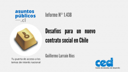 Desafíos para un nuevo contrato social en Chile