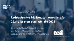 Revista Asuntos Públicos: Los logros del año 2024 y los retos para este año 2025