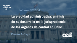 “La probidad administrativa: análisis de su desarrollo en la jurisprudencia de los órganos de control en Chile”
