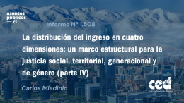 La distribución del ingreso en cuatro dimensiones: Un marco estructural para la justicia social, territorial, generacional y de género (Parte IV)